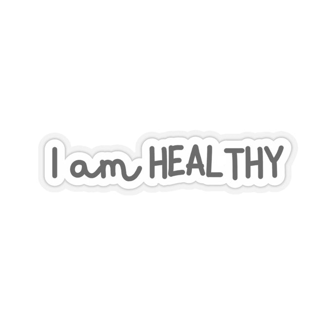 I am Healthy Sticker